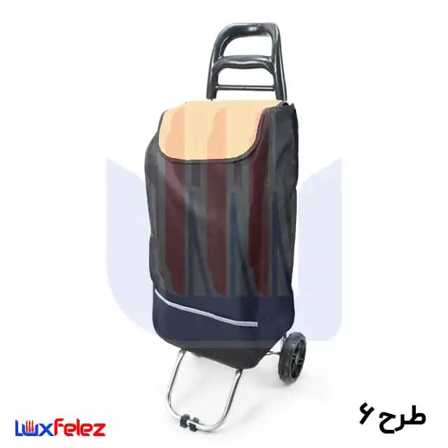 چرخ خرید مارال مدل اسپرت دسته پلاستیکی کد ۵۳۲ — تصویر ۵