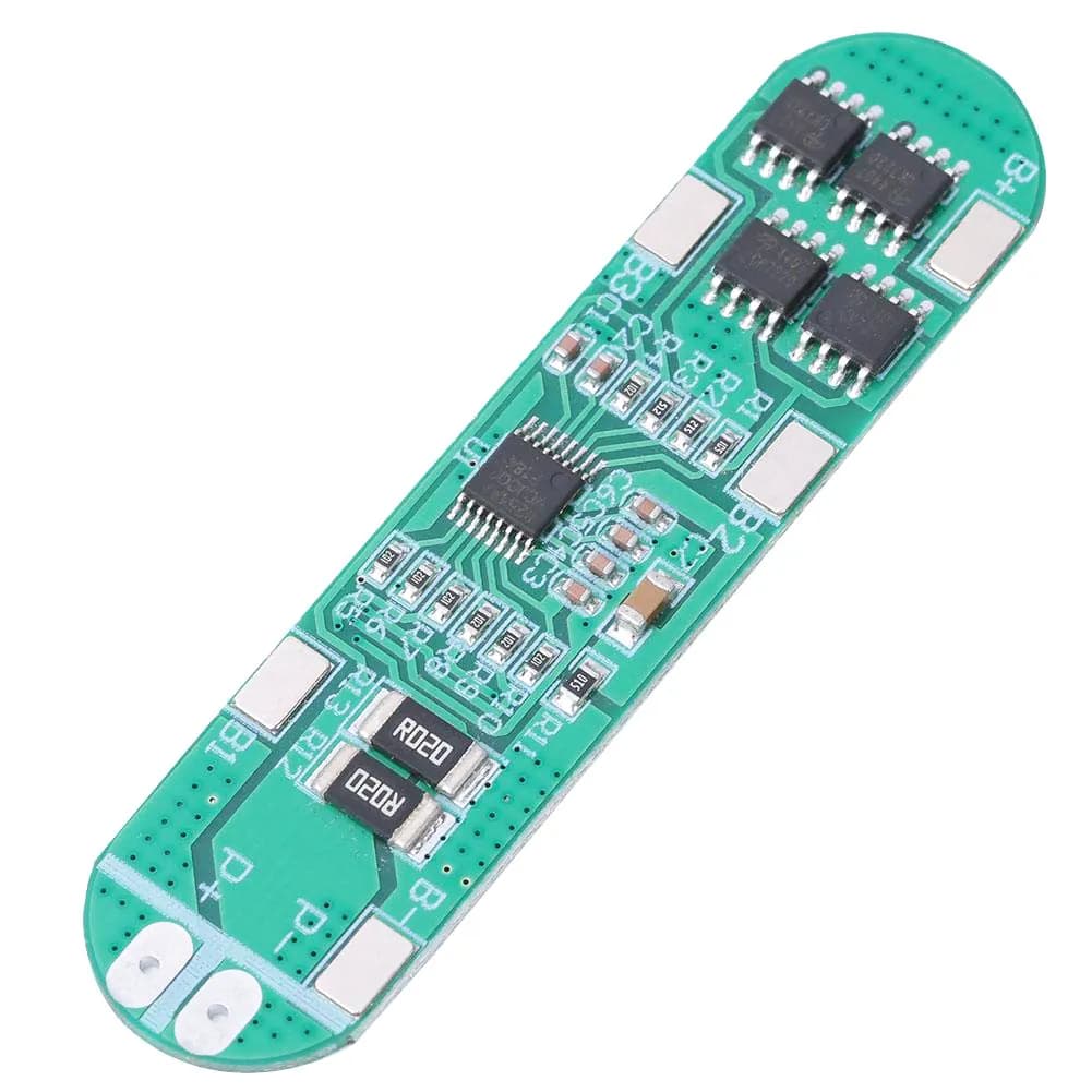 ماژول محافظ شارژ و دشارژ BMS باتری لیتیومی 4 سل 10 آمپر مدل HX-4S-A01 — تصویر ۲