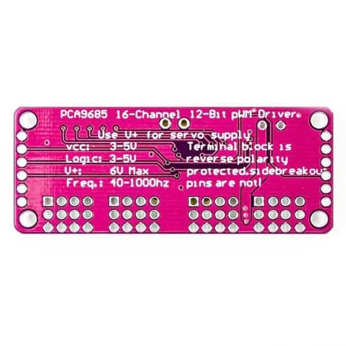 ماژول درایور سروو موتور 16 کاناله PCA9685 برند CJMCU — تصویر ۲