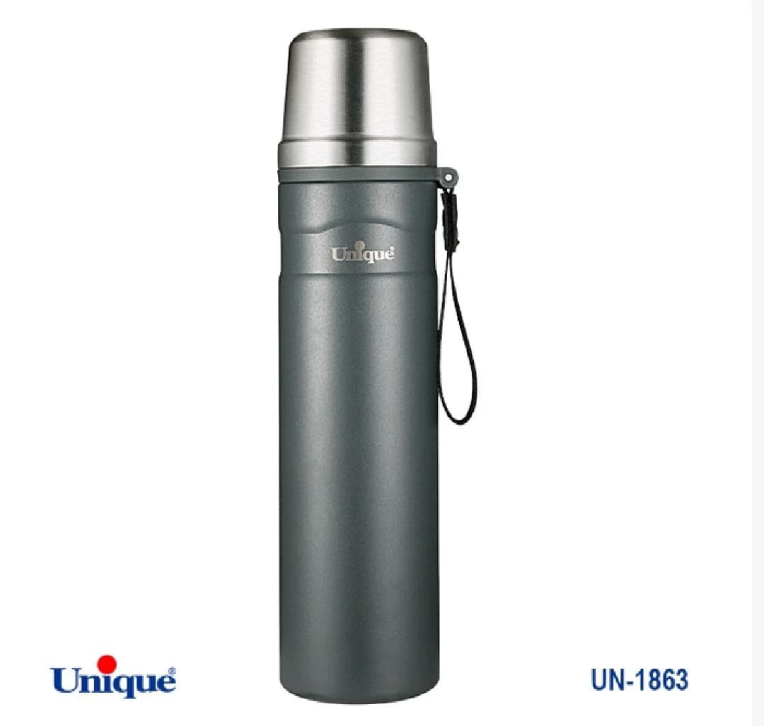 فلاسک قلمی – کوهی 800 میلی لیتر یونیک کد UN-1863 رنگ طوسی