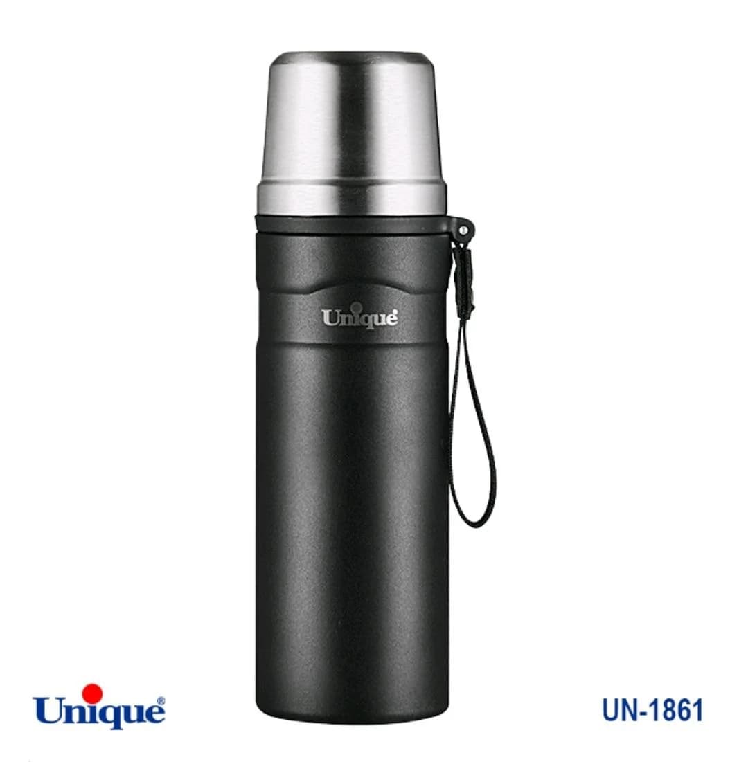 فلاسک قلمی – کوهی 600 میلی لیتر یونیک کد UN-1861 رنگ مشکی