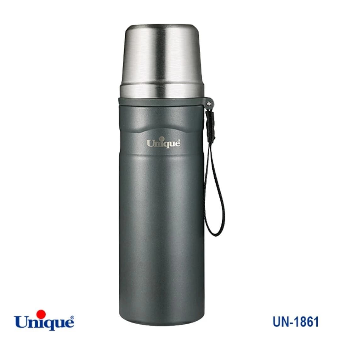 فلاسک قلمی – کوهی 600 میلی لیتر یونیک کد UN-1861 رنگ طوسی