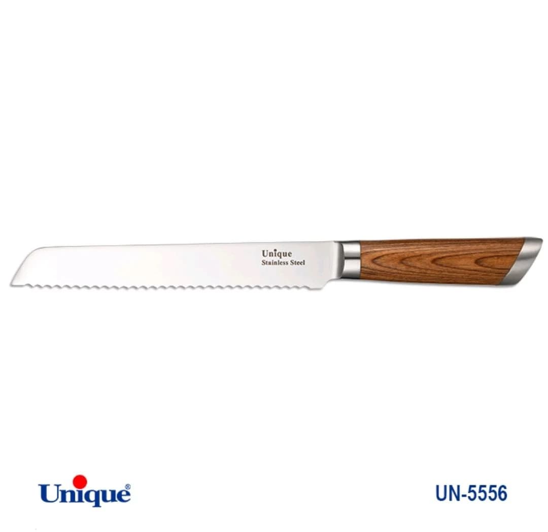 کارد تک نان 8 یونیک دسته چوب کد UN-5556 طرح 2