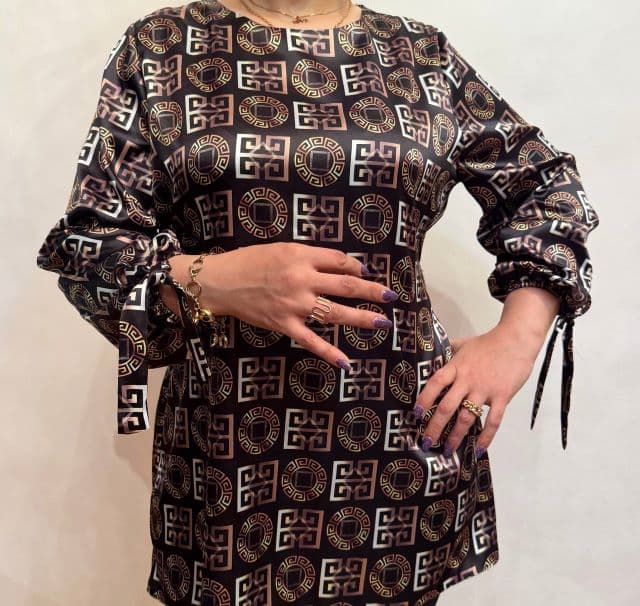شومیز جلو بسته کد 7667