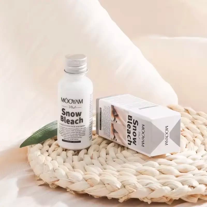 کرم سفید کننده بدن و بیکینی اسنو بلیچ مویام حجم 30 میل — تصویر ۷