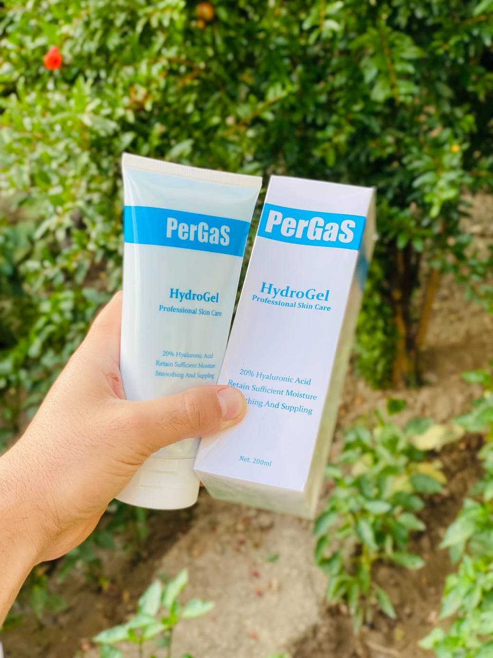 ژل آبرسان هیدرودرمی پرگاس حجم 200 میل — تصویر ۲