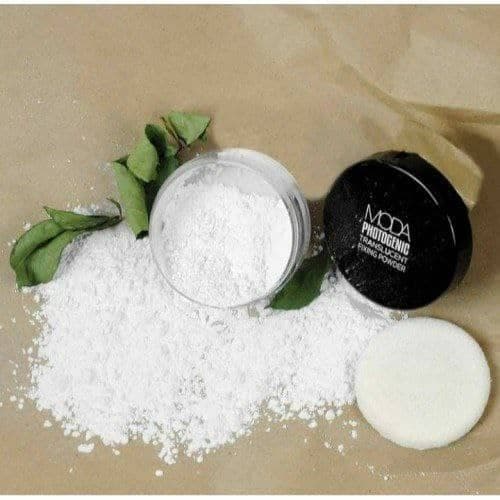 پودر بیک سفید موداMODA مدل Translucent Fixing Powder — تصویر ۲