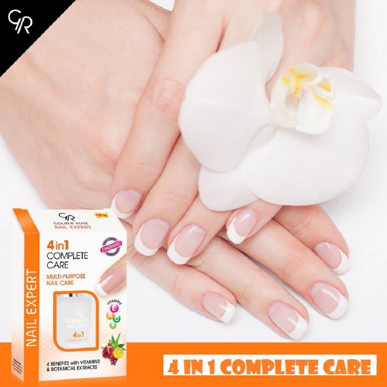 لاک درمانی تقویت کننده ناخن گلدن‌رزGOLDENROSE مدل 4in1 Complete Care حجم 11 میلی لیتر — تصویر ۳