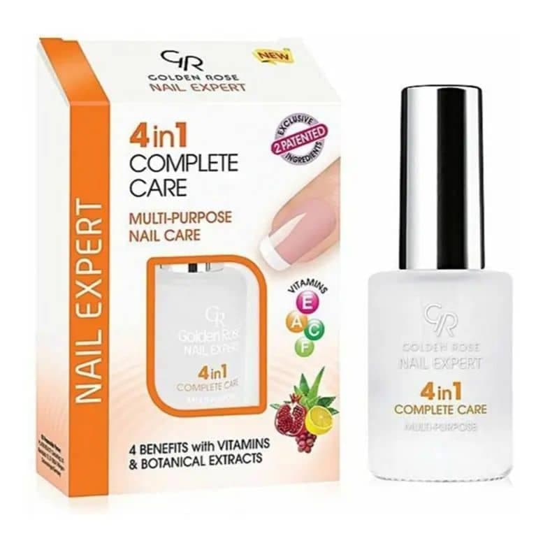 لاک درمانی تقویت کننده ناخن گلدن‌رزGOLDENROSE مدل 4in1 Complete Care حجم 11 میلی لیتر — تصویر ۴