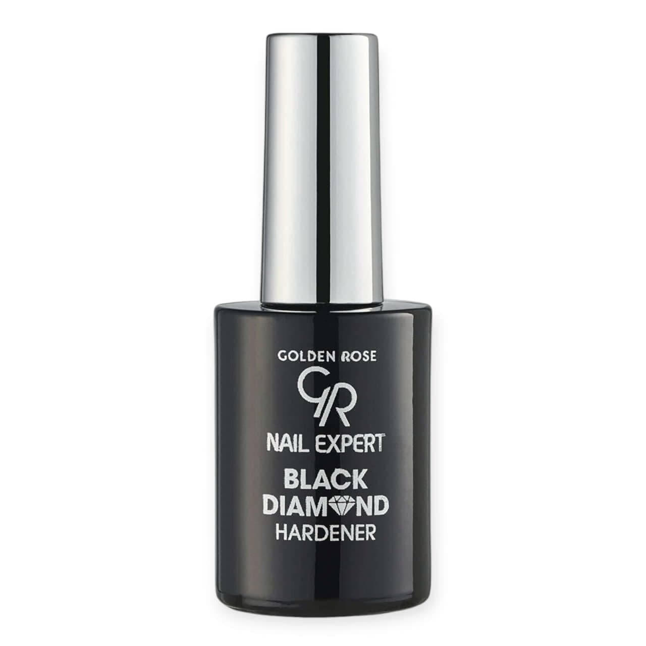 لاک درمانی تقویت کننده ناخن گلدن‌رزGOLDENROSE مدل Black Diamond Hardener حجم 11 میلی لیتر