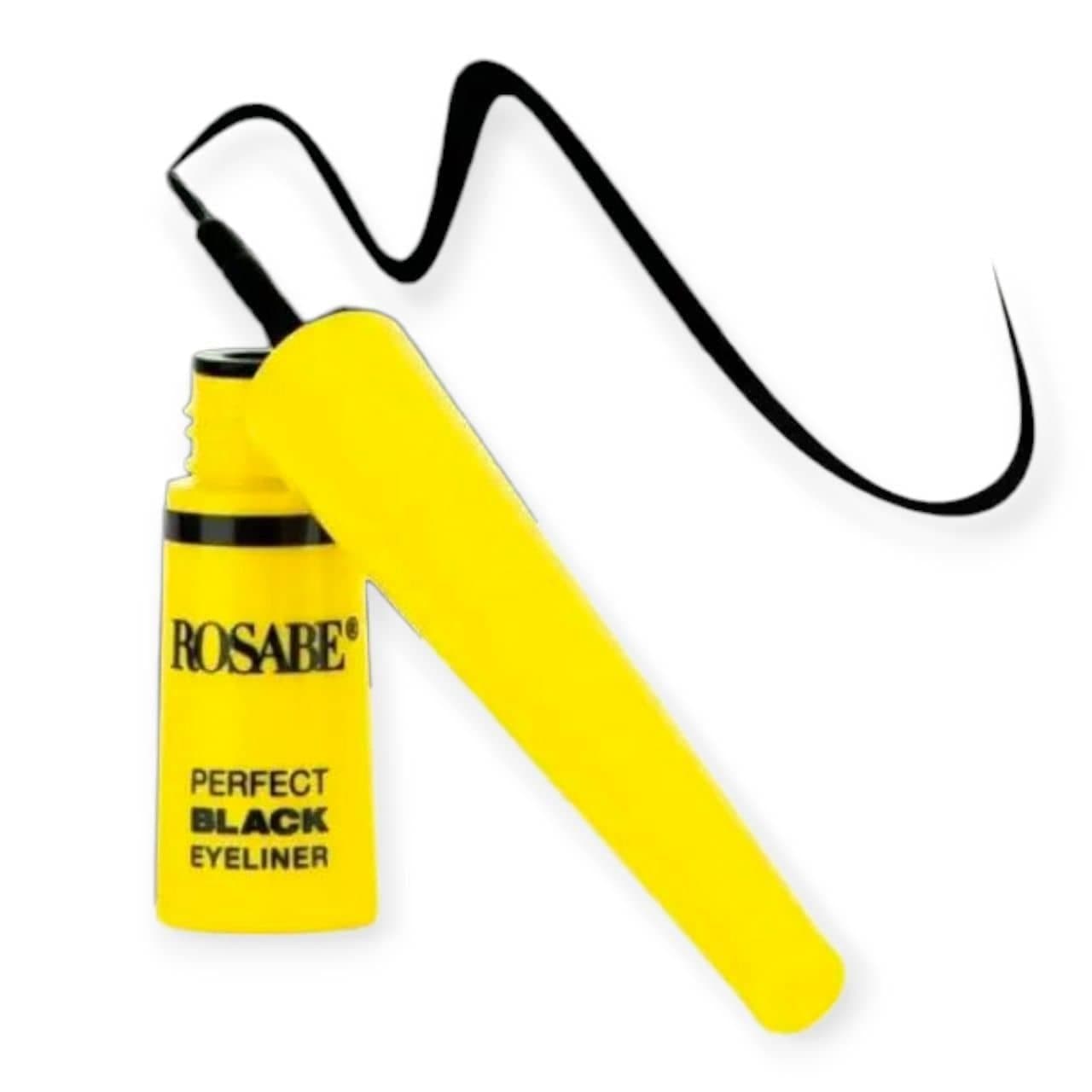 خط چشم مویی رزابهROSABE مدل Perfect Black حجم 2.5 میل