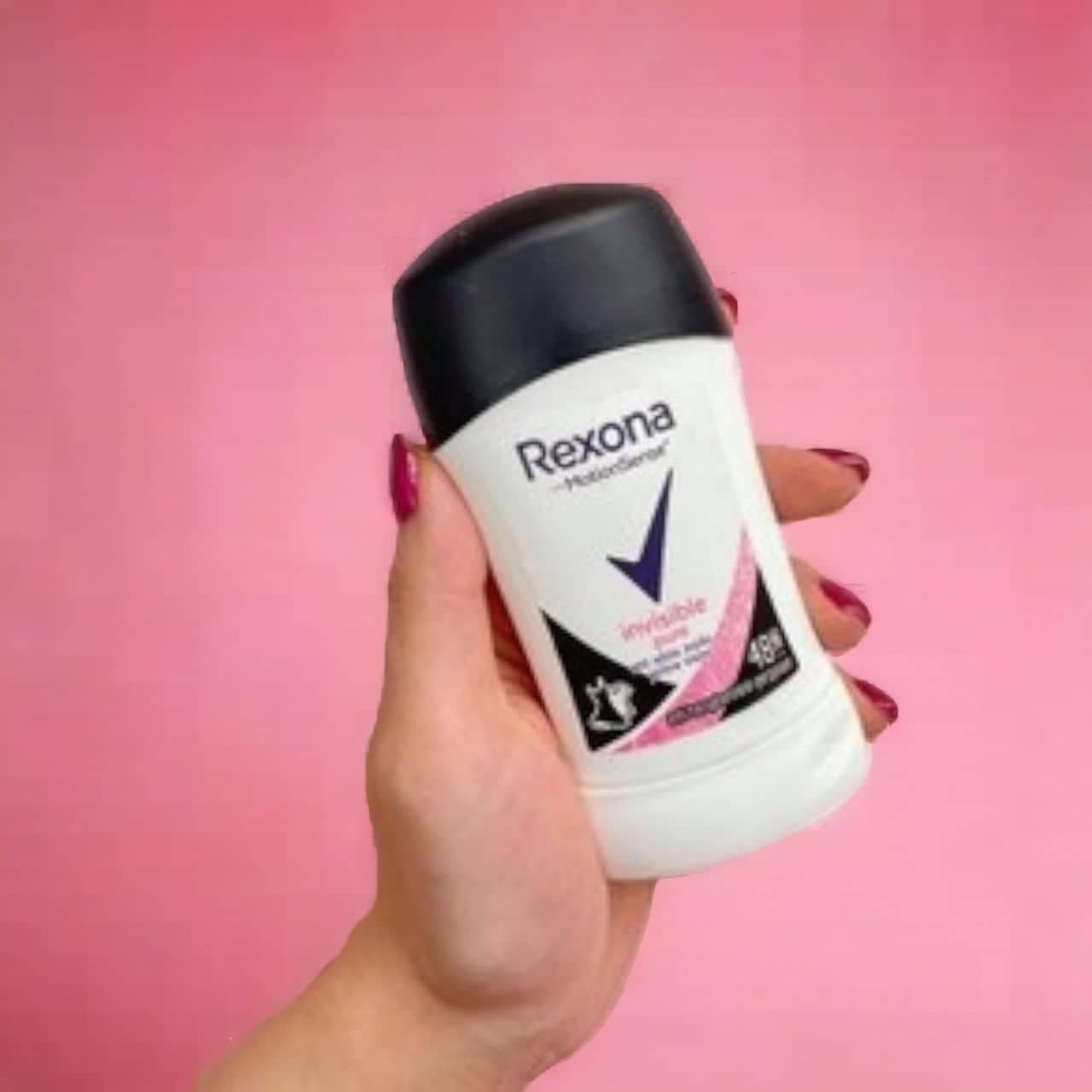 مام صابونی زنانه رکسوناREXONA مدل Invisible pure اصل روسیه حجم 40 گرم — تصویر ۳