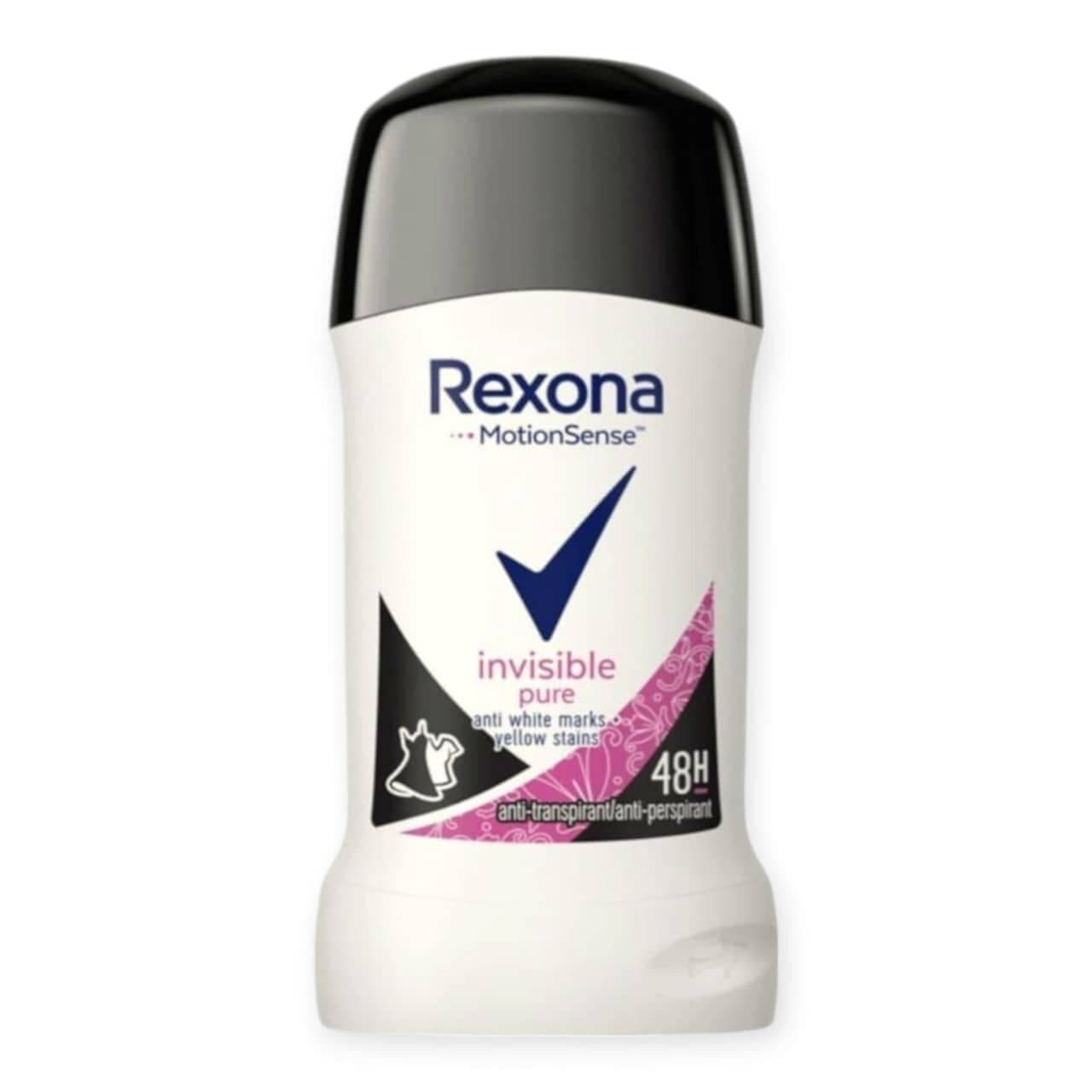 مام صابونی زنانه رکسوناREXONA مدل Invisible pure اصل روسیه حجم 40 گرم