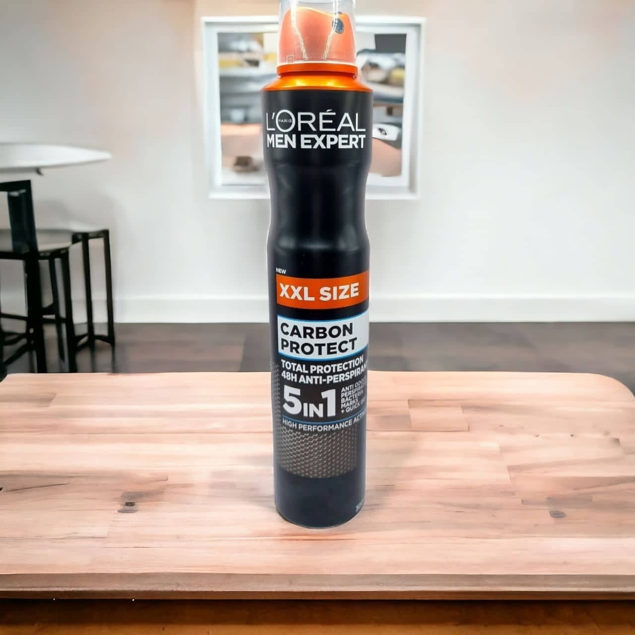 اسپری ضد تعریق مردانه لورآلپاریسLOREAL سری Men Expert مدل Carbon Protect سایز بزرگ XXL حجم 300 میلی لیتر — تصویر ۳