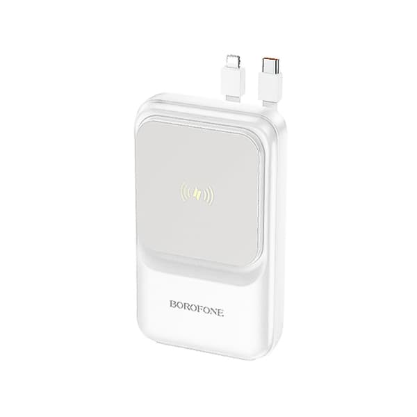 شارژر همراه مگنت وایرلس 22.5W بروفون مدل BJ26 ظرفیت 10000mAh