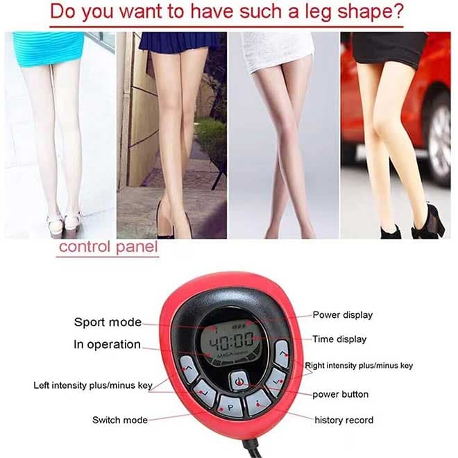 دستگاه الکتریکی لاغری ران تحریک کننده عضلات فرم دهنده تناسب اندام Ems Leg Massager — تصویر ۴