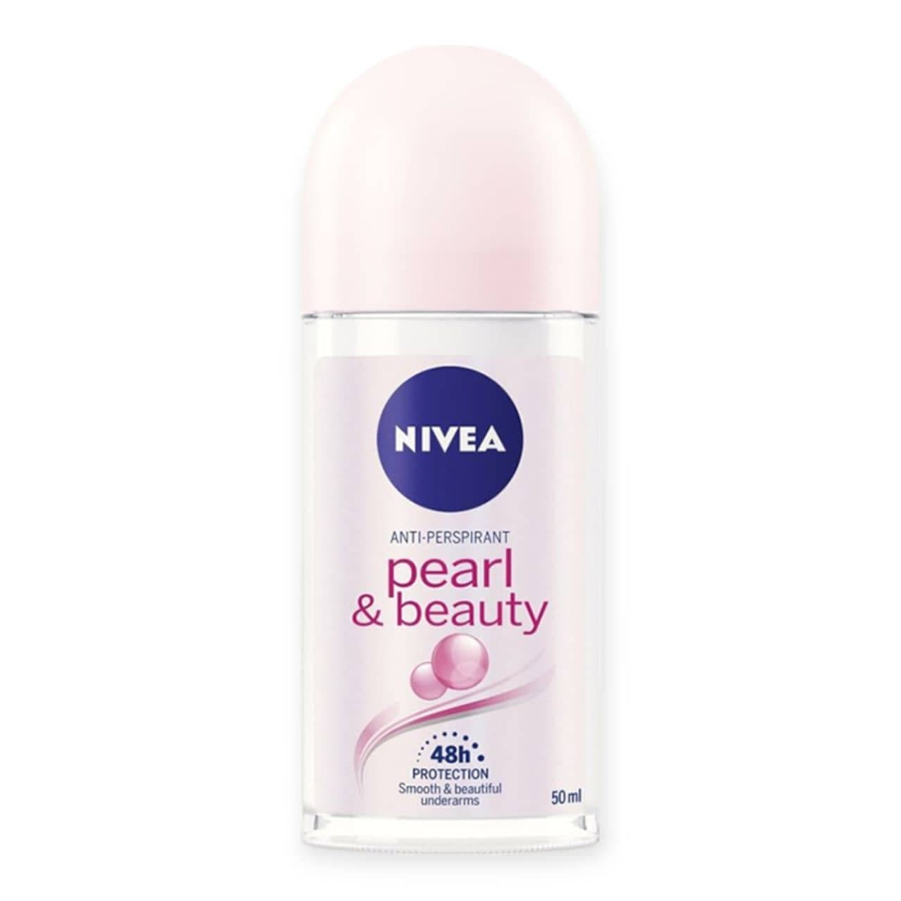 مام رول ضد تعریق نیواNIVEA مدل پیرل اند بیوتی Pearl & Beauty حجم 50 میل
