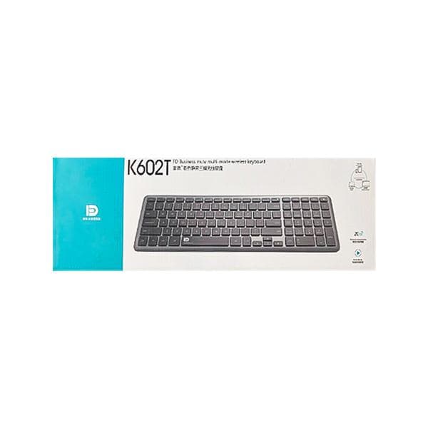 کیبورد Bluetooth & wireless شارژی FD مدل K602T — تصویر ۲