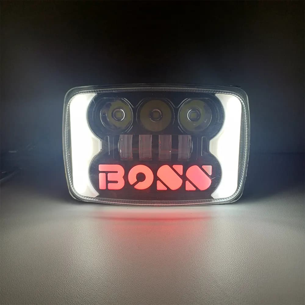 بلوری چراغ جلو ال ای دی BOSS کد 08 مناسب برای موتورسیکلت — تصویر ۳