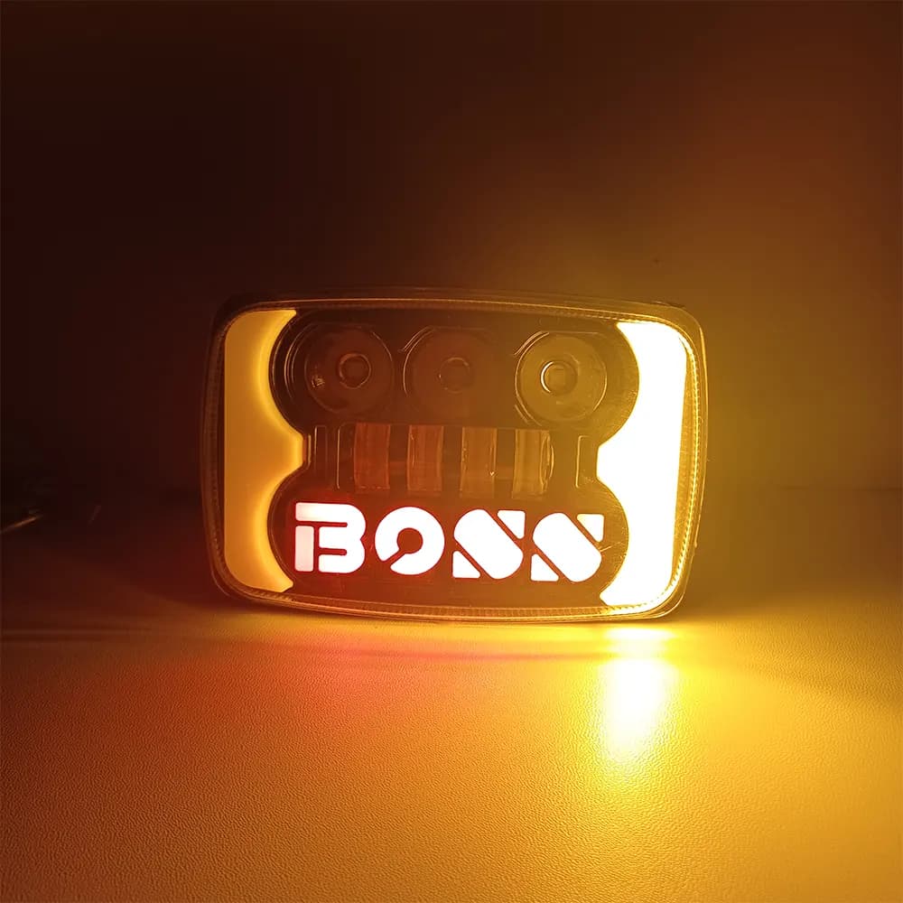 بلوری چراغ جلو ال ای دی BOSS کد 08 مناسب برای موتورسیکلت — تصویر ۴