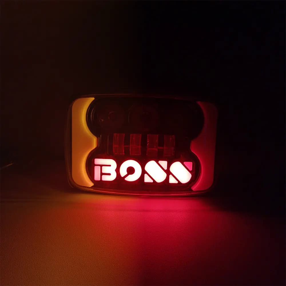 بلوری چراغ جلو ال ای دی BOSS کد 08 مناسب برای موتورسیکلت — تصویر ۵