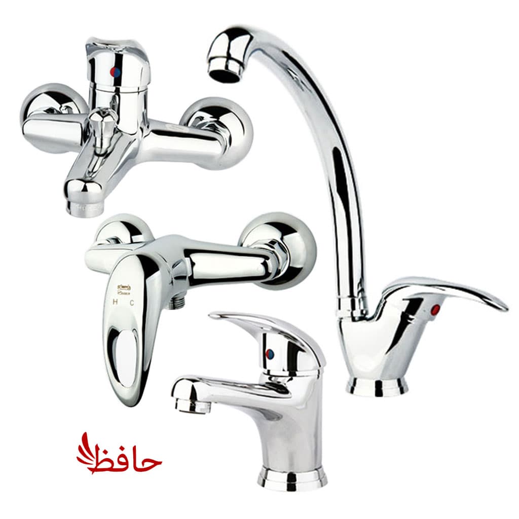 ست شیرالات راسان مدل مروارید کروم