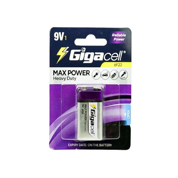 باتری کتابی Max Power گیگاسل مدل 6F22