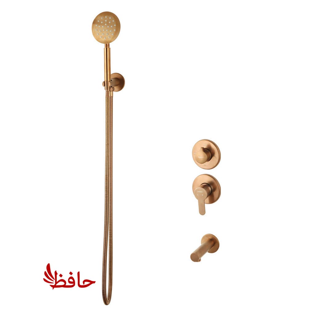شیر حمام توکار راسان مدل ویوات تنسو رزگلدمات کلاس 4