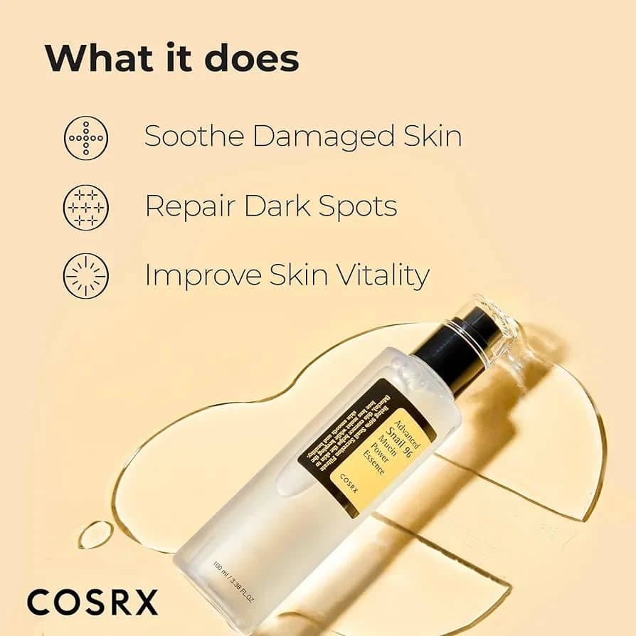 اسنس حلزون کوزارکسCOSRX مدل پمپی 96% حجم 100 گرم — تصویر ۸