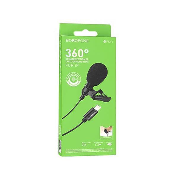 میکروفون یقه ای لایتنینگ بروفون مدل BFK11 — تصویر ۲