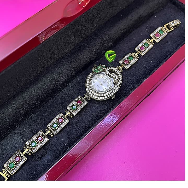 ساعت نقره مستطیل کد263 — تصویر ۳