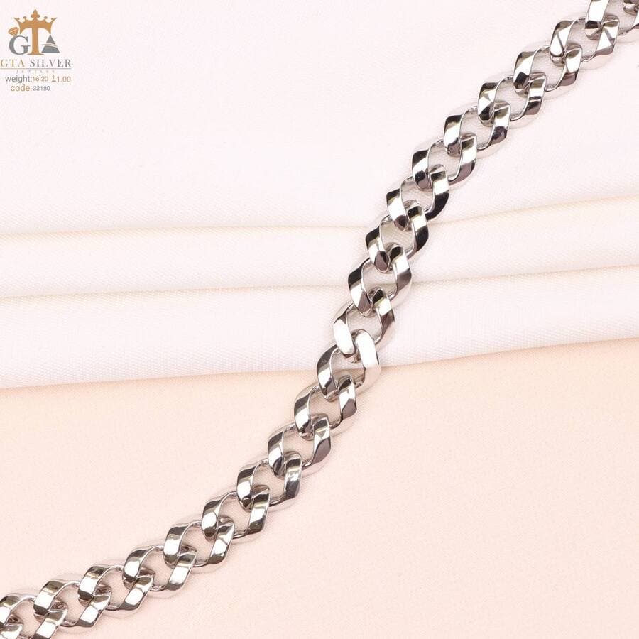 دستبند نقره زنانه طرح کارتیه کد 22180