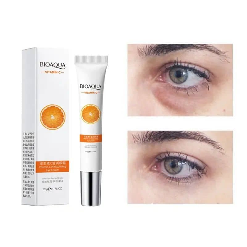 کرم دور چشم ویتامین سی بیوآکواBIOAQUA مدل Vit C حجم 20 گرم — تصویر ۲