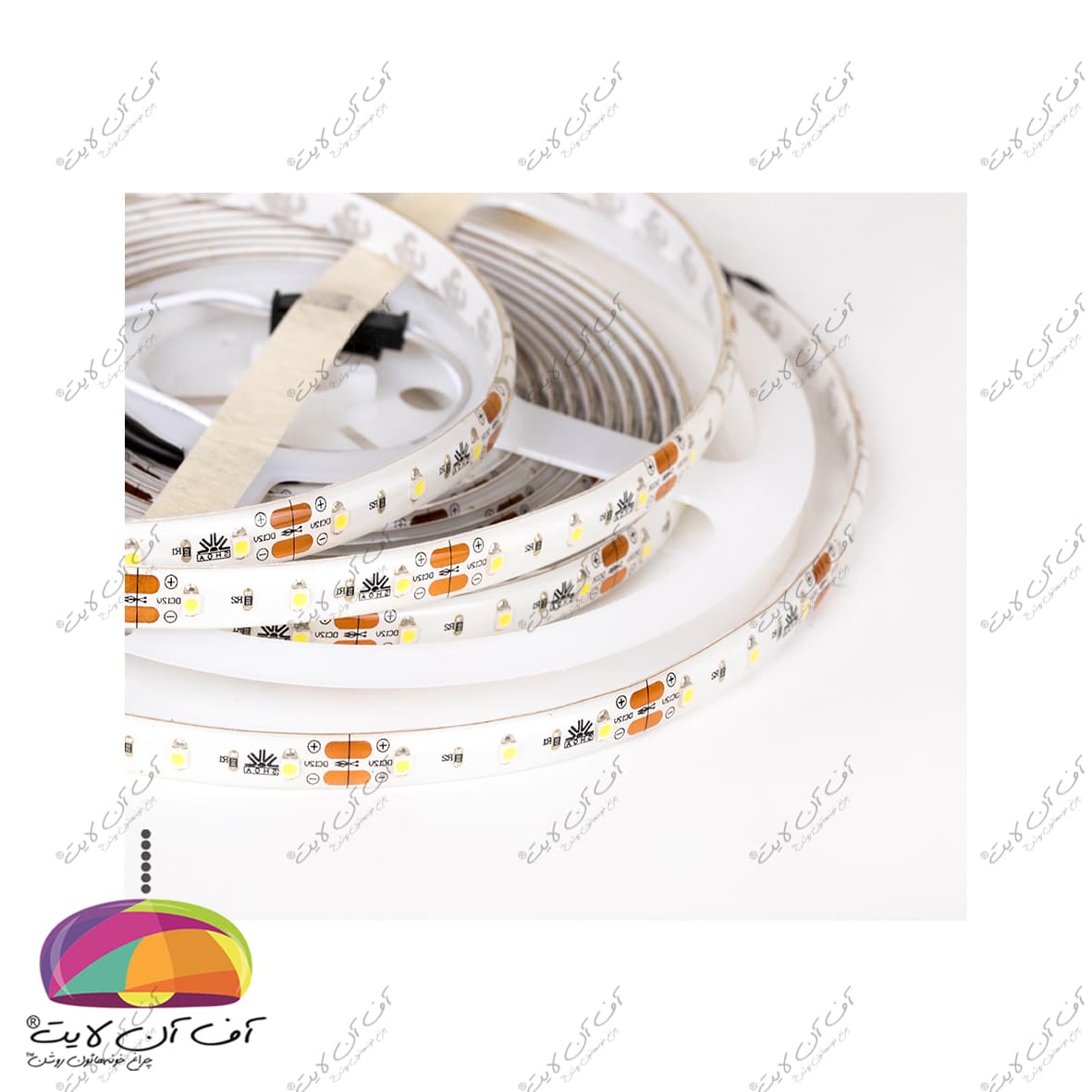 ریسه SMD مدل 3528 12ولت 5 متر شعاع الکتریک