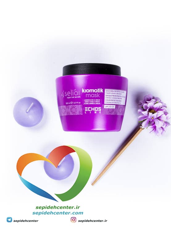 ماسک مو کروماتیک اچ اس لاین 500 میل ECHOS LINE KROMATIK HAIR MASK — تصویر ۳