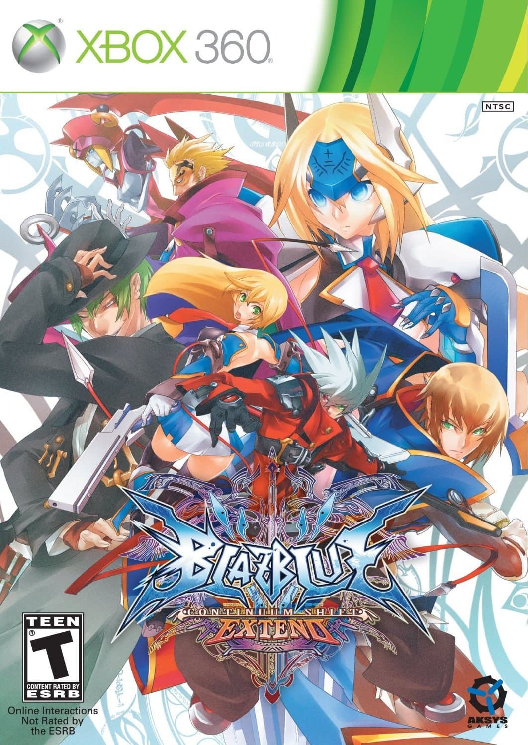 بازی ایکس باکس 360 blazblue continuum shift extend