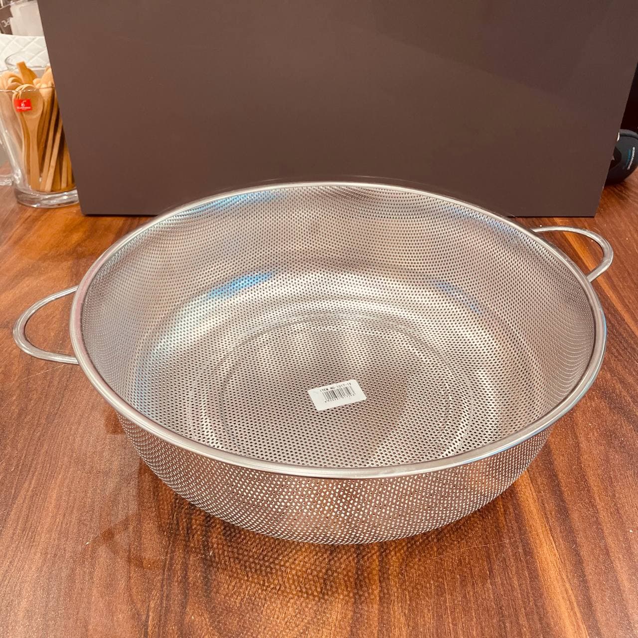 سبد استیل پانچ دسته دار گرد 34.5cm – 1017-19 — تصویر ۲