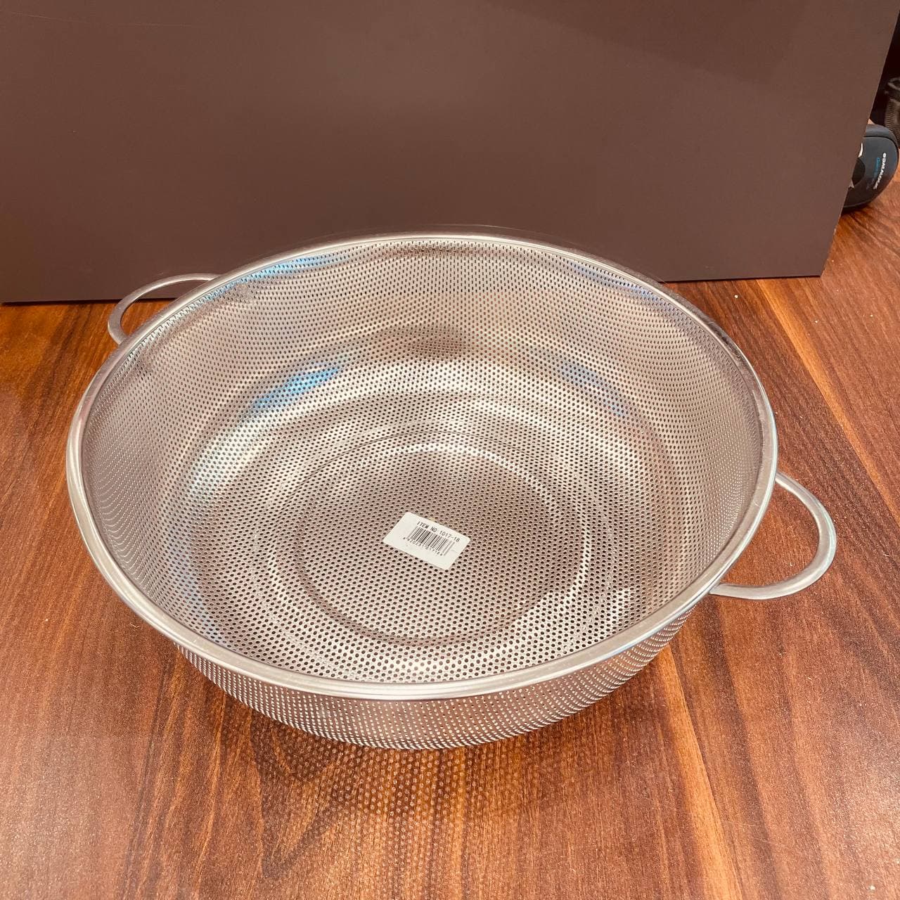 سبد استیل پانچ دسته دار گرد 31.5cm -1017-18 — تصویر ۲