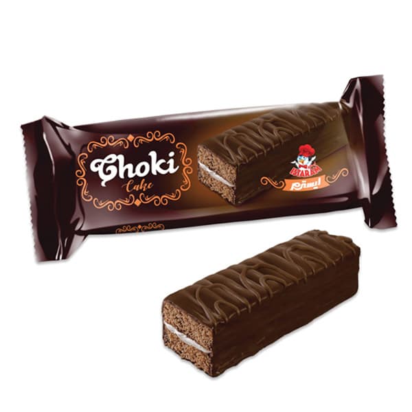 کیک لایه ای روکشدار شکلاتی شوکی