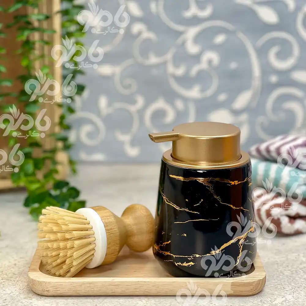 جا مایعی سرامیک پمپی ماربل وارداتی — تصویر ۲