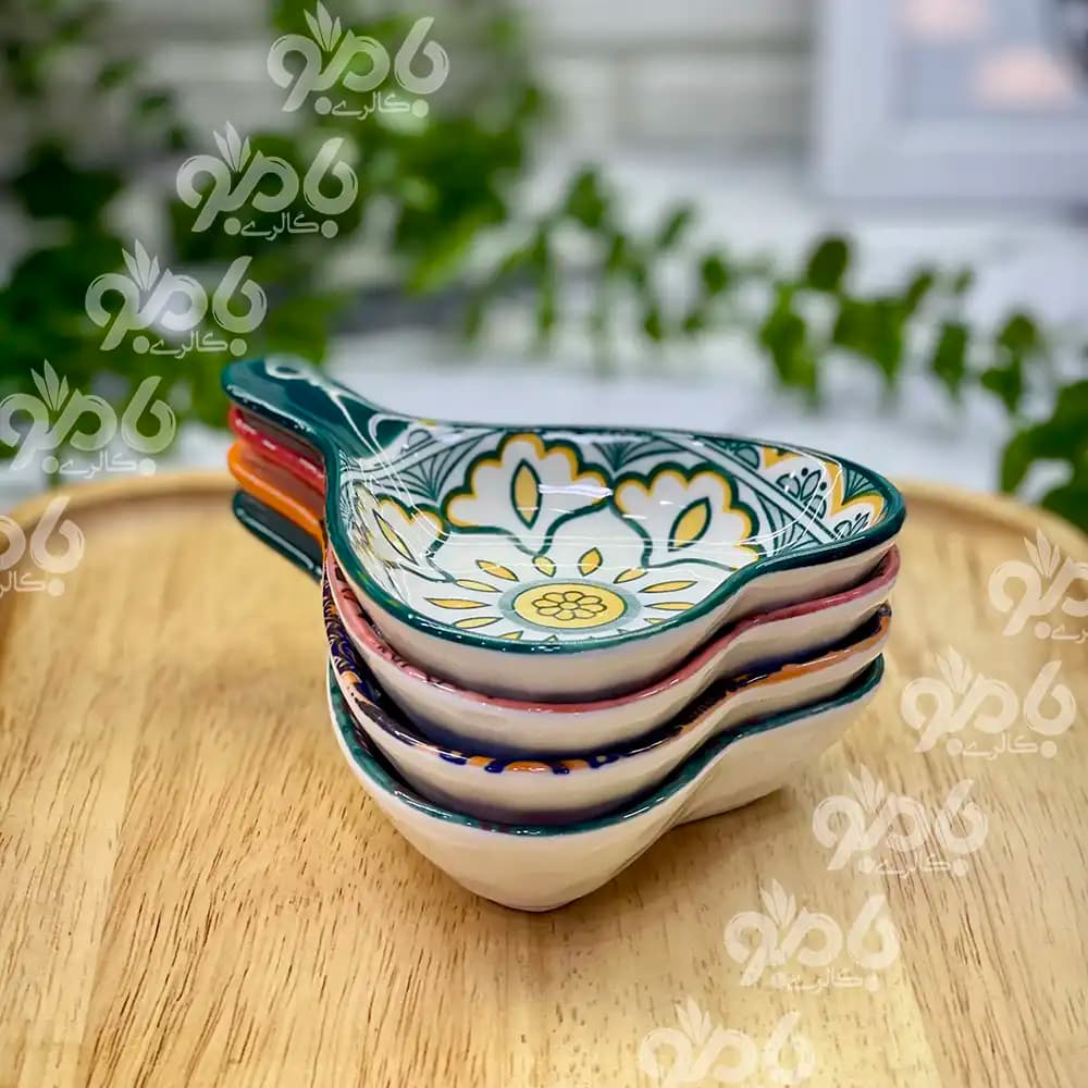 پیاله مزه خوری قلبی دسته دار — تصویر ۳