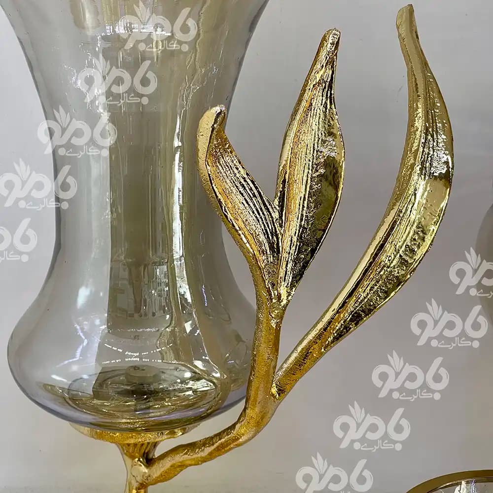 سرویس پذیرایی 5تکه طرح برگ بابلور 750/33 — تصویر ۶