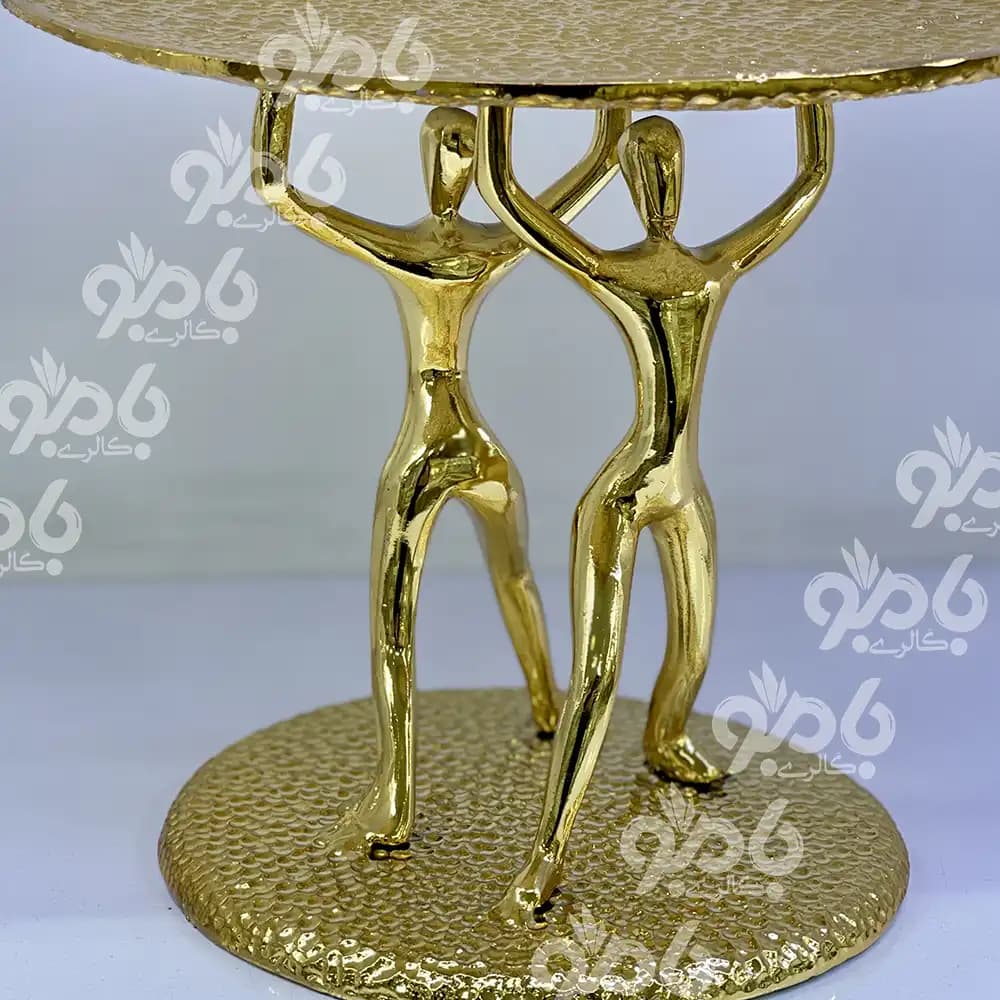 شیرینی بالرین چکشی طلایی آلومینیوم 290/285 — تصویر ۲
