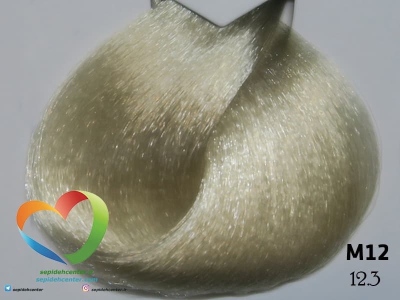 رنگ مو ی ترام کالر traum color سوپر پلاتینه زیتونی M12 – 12.3