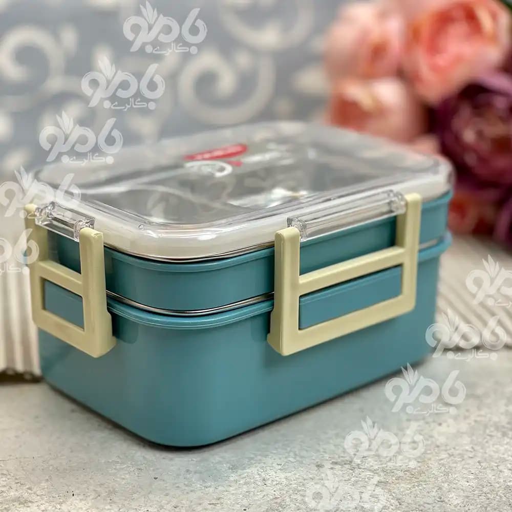 ظرف نگهدارنده غذا کودک استیل 2طبقه — تصویر ۴