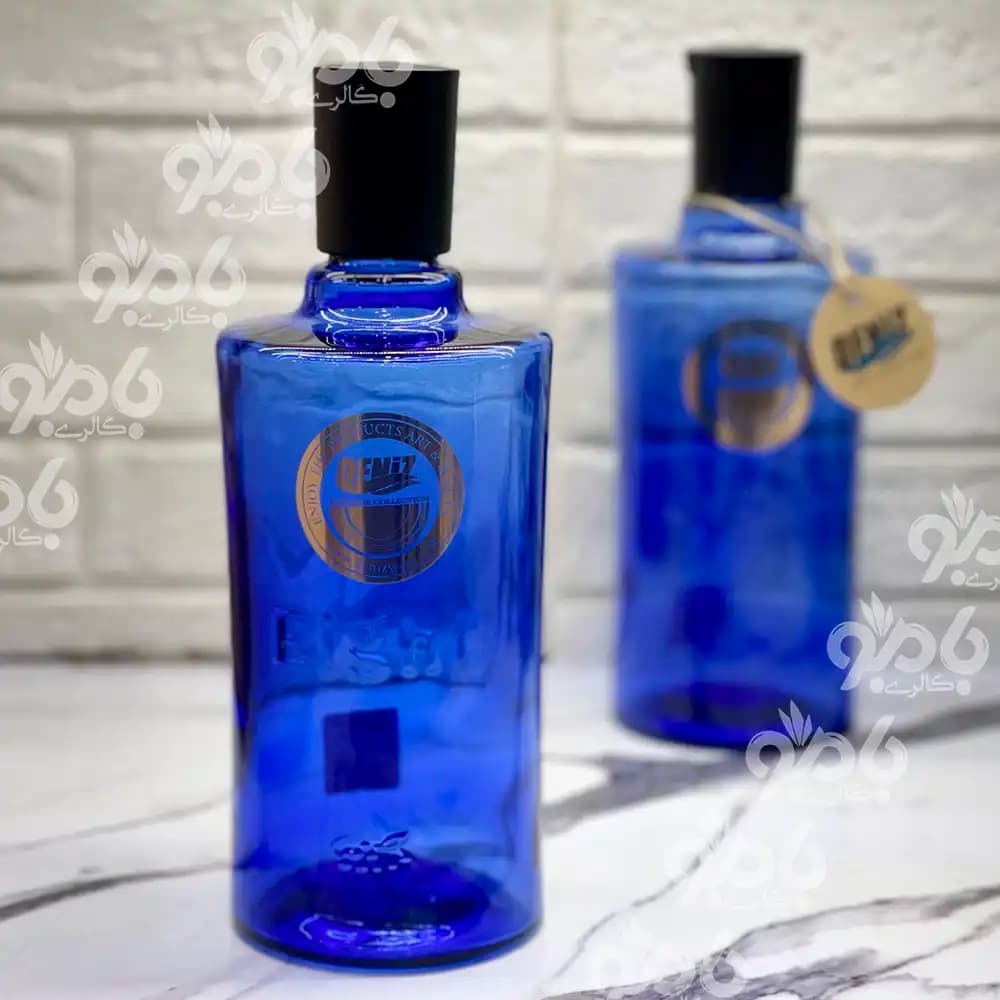 بطری شیشه ای دنیز ایت Eight آبی 2809