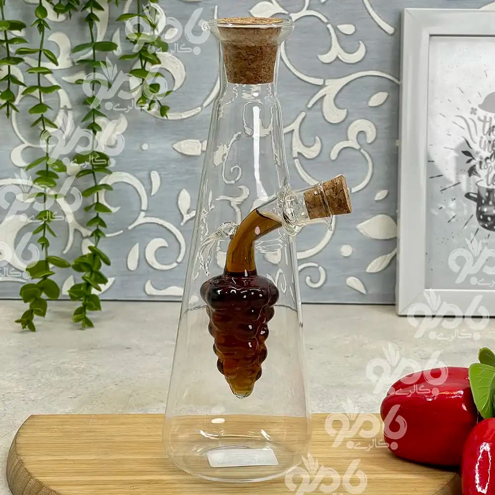 بطری آبلیمو دوجداره پیرکس انگور مخروطی 19