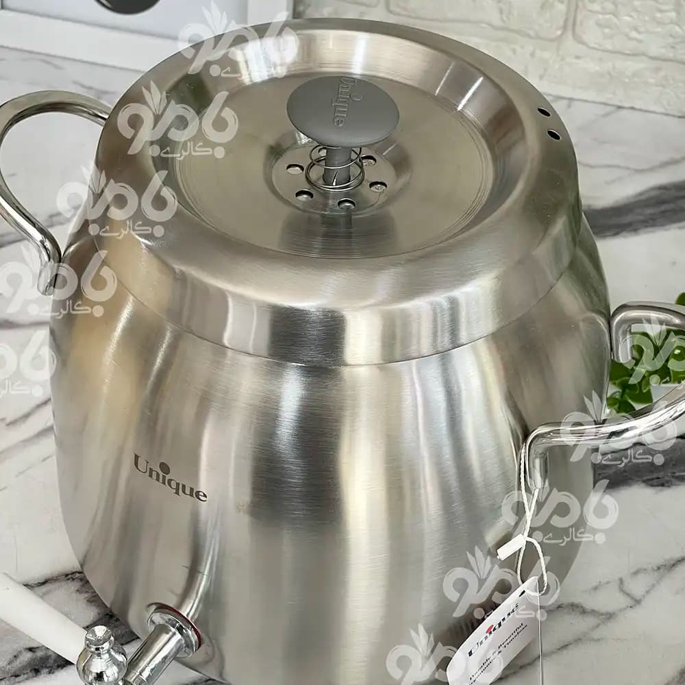 ست کتری و قوری استیل 4.5 لیتر یونیک 7205 — تصویر ۴