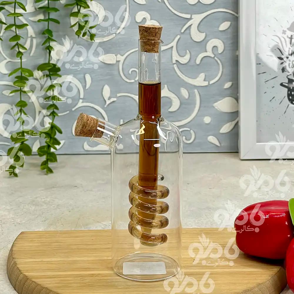 بطری پیرکس آبلیمو دوجداره 4حلقه 24