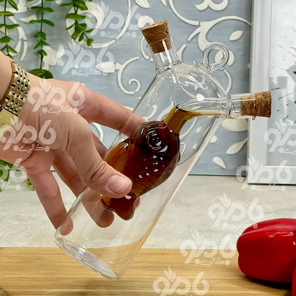 بطری پیرکس آبلیمو دوجداره ماهی 22 — تصویر ۲